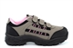 Dek Womens Speyside Hiking/Walking/Trail Touch Fastening Ankle Boots Grey/Pink