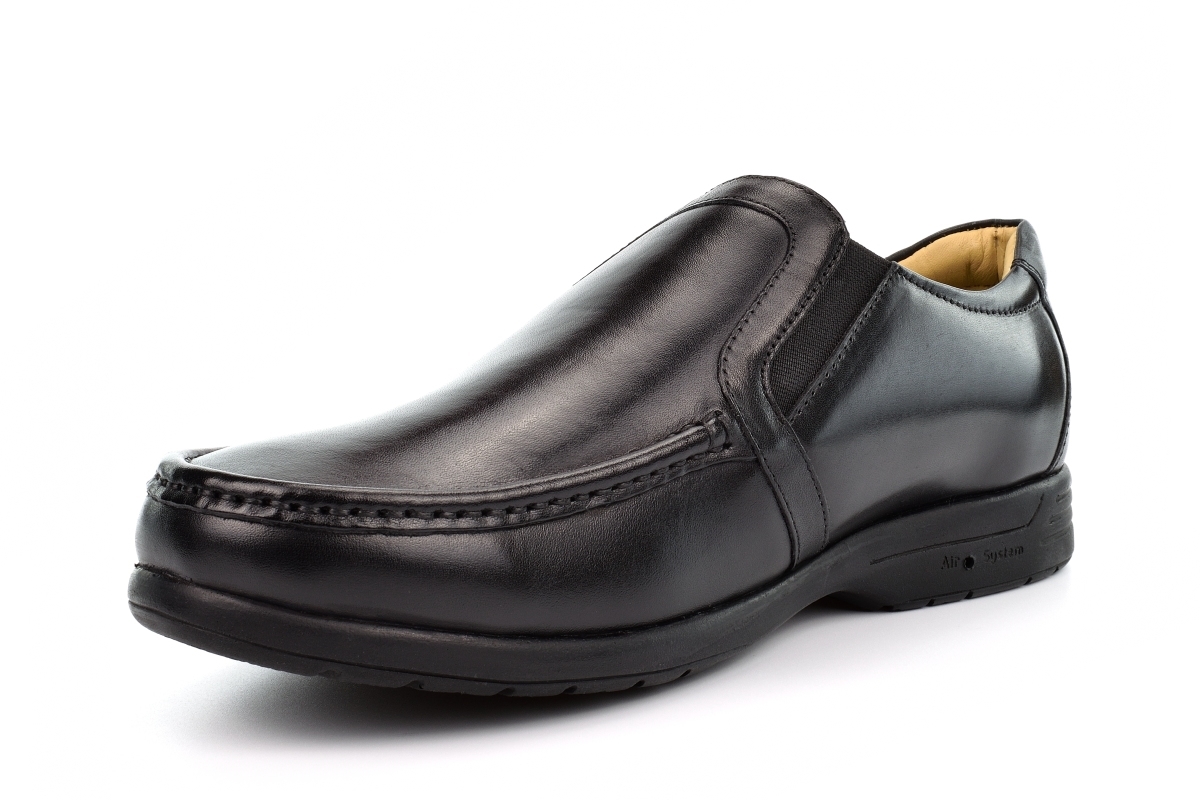 Mens Wide Fit Shoes Real Leather Mens Extra Wide Shoes Slip On Size 14 Size 15 - Picture 9 of 10