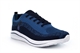 Dek Mens Astra Super Lightweight Memory Foam Lace Up Trainers With Padded Collar And Tongue Blue