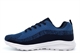 Dek Mens Astra Super Lightweight Memory Foam Lace Up Trainers With Padded Collar And Tongue Blue