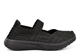 Dek Womens Super Lightweight Memory Foam Slip On Comfort Summer Bar Shoes With Stretch Upper Black
