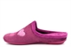Sleepers Womens Deanna Knitted Mule Slippers With Velour Lining And Padded Insole Pink