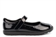 Little Diva Girls Mary Jane Bar Patent School Shoes With Touch Fastening Strap Black Patent