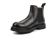 Roamers Boys/Girls Pull On Leather School Boots/Chelsea Boots/Ankle Boots Black