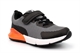 Dek Boys/Girls Fireball Touch Fasten Trainers With Elastic Lace Grey/Orange