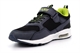 Slazenger Boys/Girls Elastic Lace Touch Fasten Trainers Navy/Lime