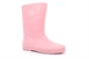Girls Star Waterproof  Wellington Boots With Textile Lining Pink
