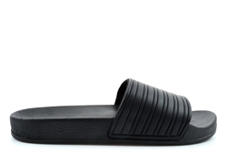 Boys/Girls Classic Beach/Pool Slider Mules All Black