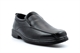 Brickers Boys Centre Gusset Lightweight Slip On School Shoes/Formal Shoes Black