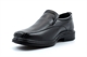 Brickers Boys Centre Gusset Lightweight Slip On School Shoes/Formal Shoes Black