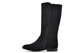 Cat & Jack Girls Faux Suede High Leg Calf Boots With Side Zip Fastening Black