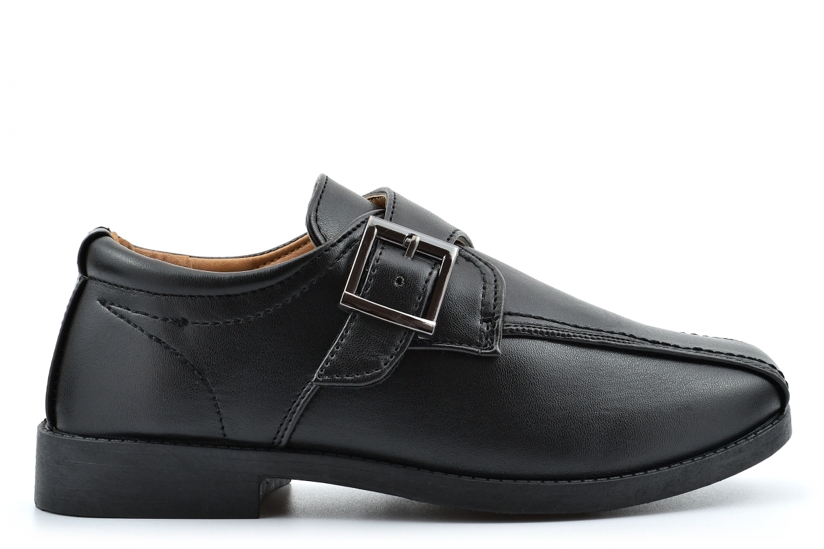 Boys School Shoes Formal Shoes Dress Shoes Patent Black Size 12 to Size 3 Buckle