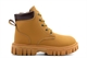Boys/Girls Ankle Boots/Casual Boots With Lace and Zip Fastening Tan