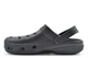 Dek Womens/Mens/Boys/Girls Perforated Swing Bar Clogs/Mules/Sandals Black