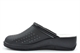 Dek Womens Lightweight Wedge Heel Clog Sandals With Real Leather Insole Black
