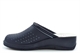 Dek Womens Lightweight Wedge Heel Clog Sandals With Real Leather Insole Navy Blue