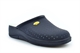 Dek Womens Lightweight Wedge Heel Clog Sandals With Real Leather Insole Navy Blue