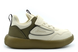 MAUJ Boys Blaze Lightweight Touch Fastening Trainers With Elasticated Lace Green