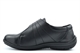 Dr Keller Womens Rita Wide Fit Real Leather Touch Fastening Casual Comfort Shoes Black (EE Fitting)