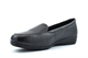 Dr Keller Womens Claire Slip On Casual Comfort Shoes With Real Leather And Low Wedge Heel Black