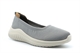 Boulevard Womens Laila Super Lightweight Casual Slip On Shoes With Comfort Memory Foam Insole Grey