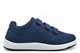 Dek Mens Touch Fastening Canvas Shoes/Touch Fasten Pumps With Padded Collar Navy Blue