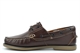 Dek Mens Leather Moccasin Boat Shoes With Non-Marking Anti-Shock Stitched Sole Brown