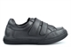 Chatterbox Boys Tyler Touch Fastening Leather School Shoes With Memory Foam Insole Black