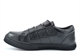 Chatterbox Boys Dexter Touch Fastening Leather School Shoes With Memory Foam Insole Black