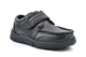 Route 21 Boys Maxwell Touch Fasten School Shoes/Boys School Shoes Black