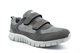 Dek Mens Viking Super Lightweight Memory Foam Touch Fasten Trainers Grey