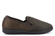 Sleepers Mens Harry Faux Suede Memory Foam Carpet Slippers Brown