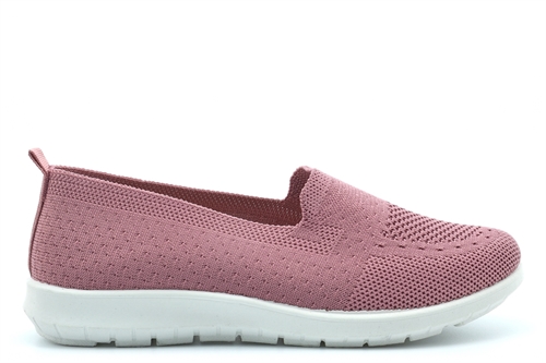 Womens Daphne Slip On Casual Shoes/Womens Slip On Pumps Pink