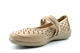 Dr Lightfoot Womens Gabriell Touch Fasten Lightweight Casual Shoes With Flower Detail Beige