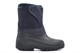 StormWells Womens/Mens/Girls/Boys Touch Fasten Insulated Snow Boots Detachable Fleece Lining Navy