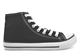 Womens Classic Hi Top Canvas Shoes/Girls Canvas Pumps Black/White