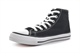 Womens Classic Hi Top Canvas Shoes/Girls Canvas Pumps Black/White