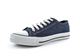 Dek Boys/Girls Low Top Canvas Shoes/Trainers/Pumps With Rubber Sole Navy/White