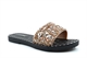 Reveal Love Your Look Womens Glitter High Sparkle Slider Mule Sandals Rose Gold