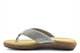 Cipriata Womens Alcee Diamante Toe Post Sandals With Padded Insole Silver