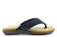 Cipriata Womens Alcee Diamante Toe Post Sandals With Padded Insole Navy Blue