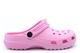 Girls Perforated Swing Bar Clogs / Clog Mules / Pool Sandals / Beach Sandals Pink