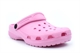 Girls Perforated Swing Bar Clogs / Clog Mules / Pool Sandals / Beach Sandals Pink