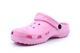 Girls Perforated Swing Bar Clogs / Clog Mules / Pool Sandals / Beach Sandals Pink