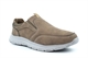 Scimitar Mens Twin Gusset Super Lightweight Slip On Casual Shoes Brown