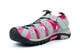 PDQ Womens Lightweight Sports Closed Toe Sandals With Toggle And Touch Fastening Grey/Fuchsia