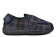 Jo & Joe Mens Edgar Wide Open Touch Fastening Slippers Navy Blue