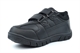 Wild Tribe Boys Charlie Touch Fastening Coated Leather School Shoes Black