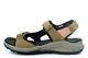 Mod Comfys Womens Touch Fastening Leather Nubuck Sports Sandals Taupe/Pink