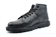Grafters Mens/Womens Leather Classic Monkey Boots With Thermo Rubber Sole Black